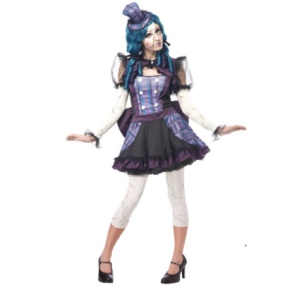 Teen or tween Broken Doll Costume